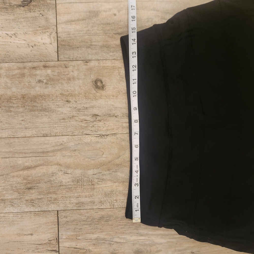 Lululemon Pace Rival Skirt Black Tennis Running Skirt Size - Picture 6 of 7